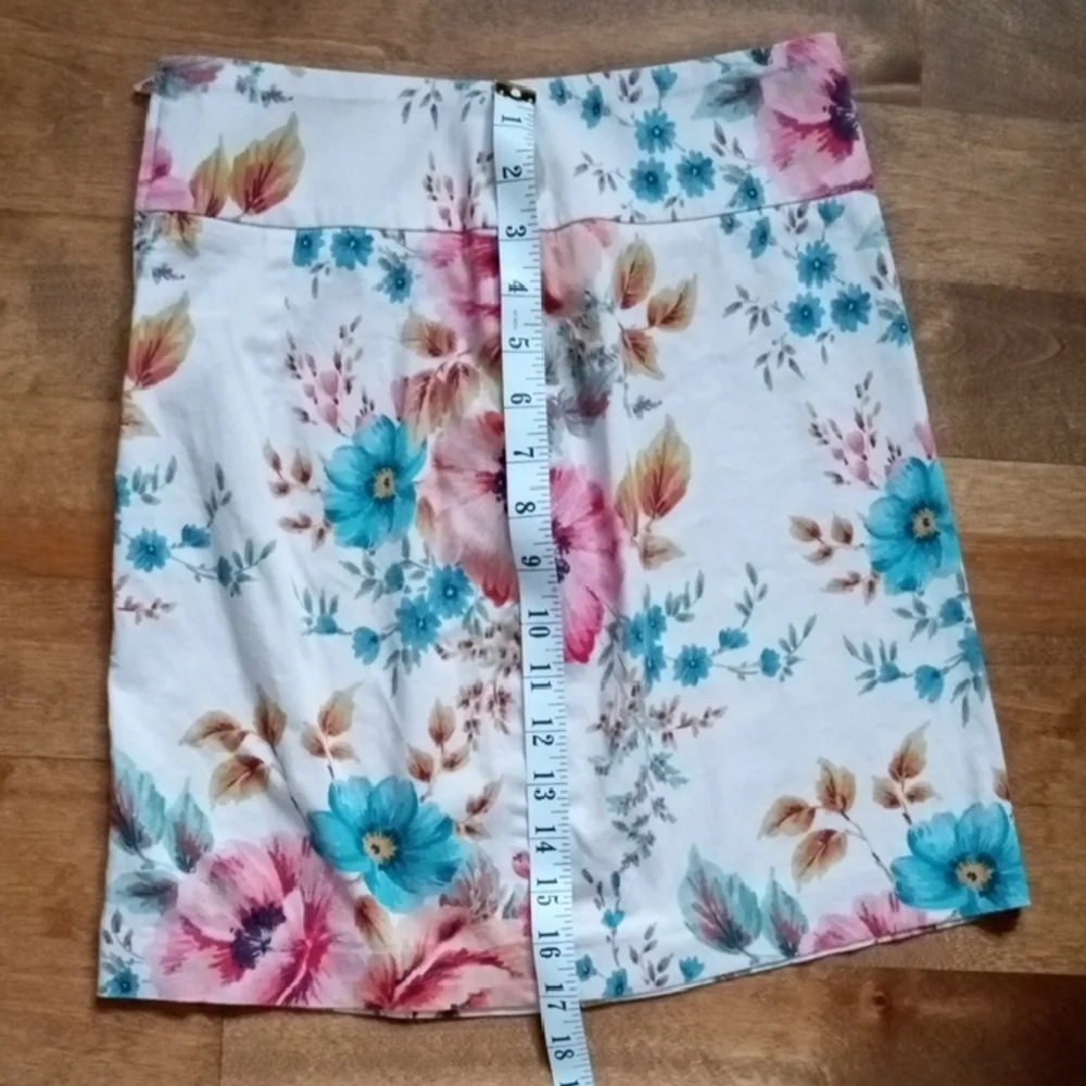 NAF NAF Floral Mini Skirt in Pink and Blue - Picture 7 of 7